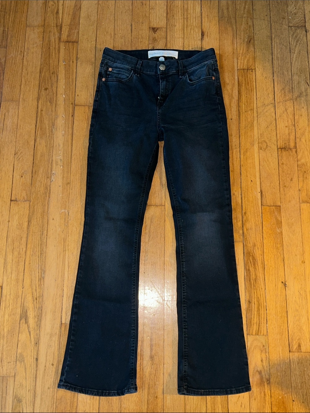 NWOT River Island Women's Black Flare Jeans